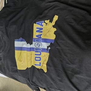 Black Louisiana Graphic T-Shirt